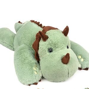 WEPOP Weighted Dino Plush | 24” 3.5 lbs Weighted Stuffed Animal | Green | NIB